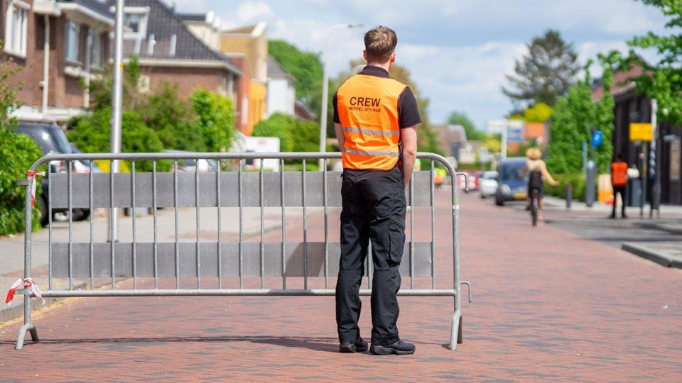 Toezicht houden tijdens Meppelcityrun