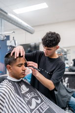 Haarstylist Heer Salonmanager Heer Student Wail Balasini Drenthe College Iris Sijbom Fotografie 2023 IR106180