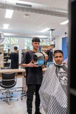Haarstylist Heer Salonmanager Heer Student Wail Balasini Drenthe College Iris Sijbom Fotografie 2023 IR106206