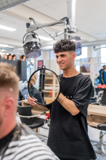Haarstylist Heer Salonmanager Heer Student Wail Balasini Drenthe College Iris Sijbom Fotografie 2023 IR106228